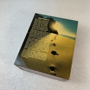 Petrified Forest National Park‎ Wood 5" Trinket Jewelry Box, Footprints Souvenir